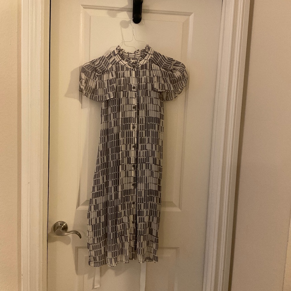 Women’s Summer Dress, Size 4, and White Slip